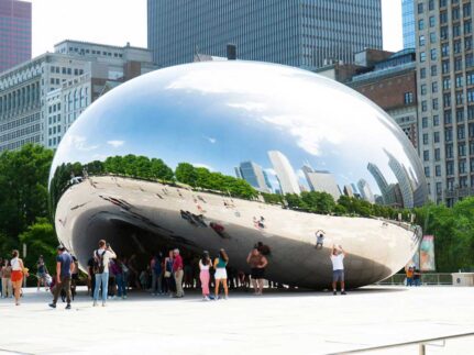 photo of Chicago's Cloud Gate